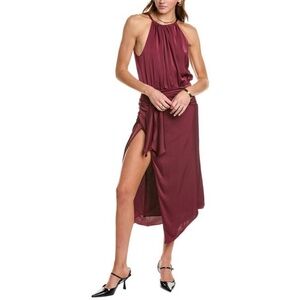 NEW Ramy Brook Amanda Dress Size 12 Cabernet Maroon NWT
